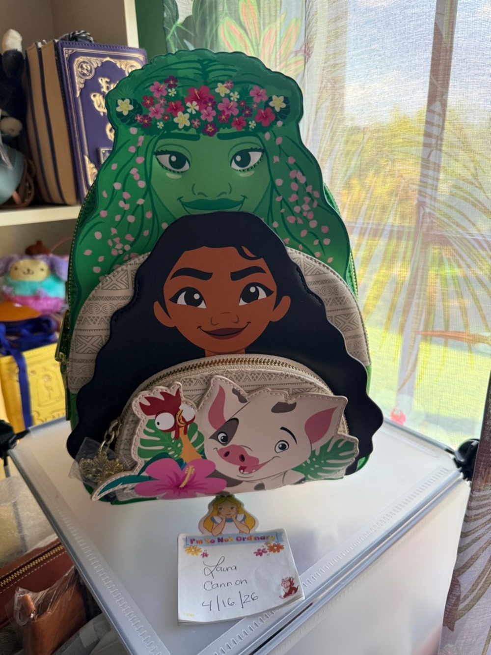 Loungefly Disney Moana Mini Backpack-Three Pockets NWT